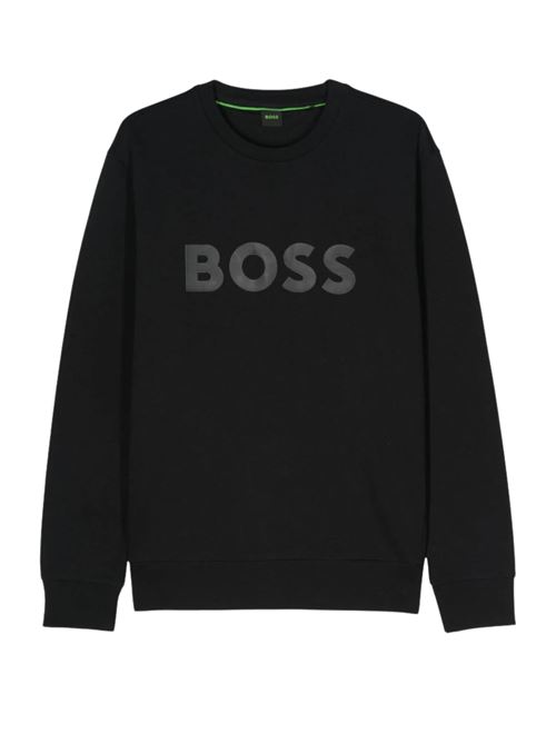Felpa Boss con logo nera. Boss Green | Felpe | 50506119001