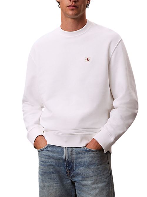 Felpa in cotone Calvin Klein Jeans | Felpe | LV04RC273GYAF