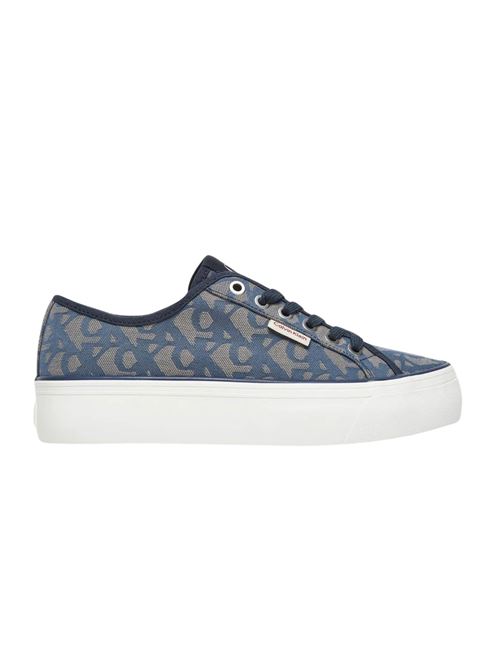 Sneaker blu donna in tela Calvin Klein Jeans | Scarpe | YW0YW019650G0