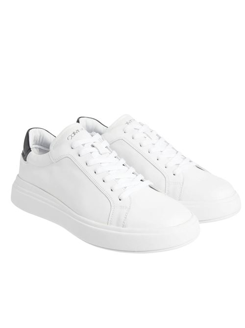 Sneaker uomo in pelle bianche Calvin Klein | Scarpe | HM0HM010160K9