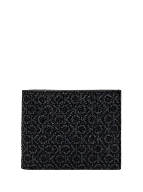 Portafoglio monogram nero Calvin Klein | Portafogli | LV04D1038GUB1