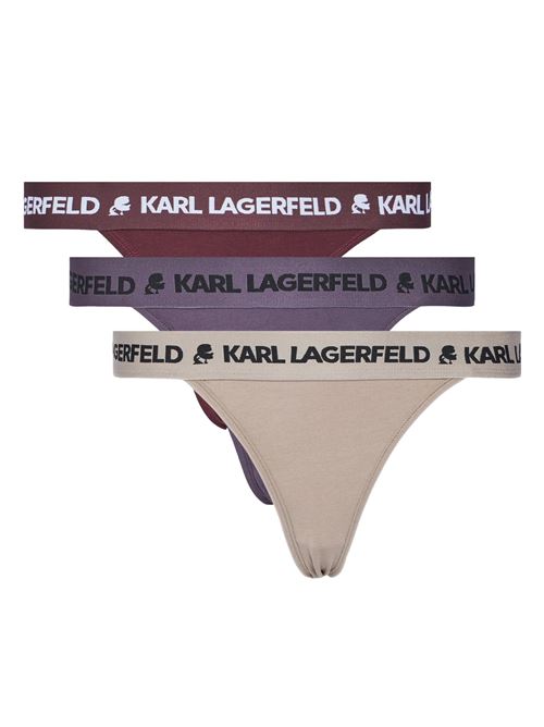 Slip brasiliana 3pz Karl Lagerfeld | Intimo | A1W471592CJ