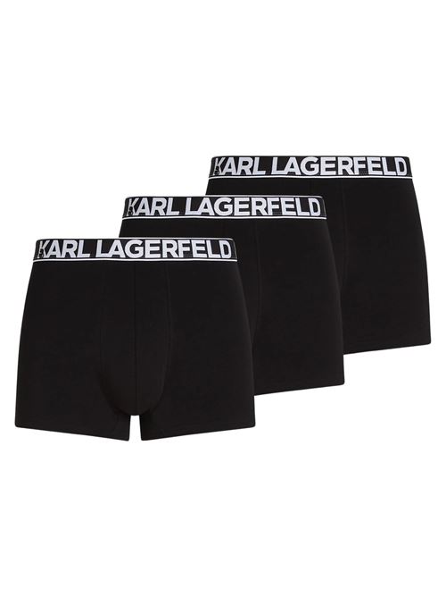Boxer neri in cotone Karl Lagerfeld | Intimo | A3M47010999