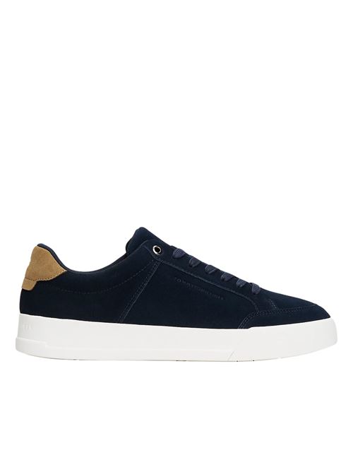Sneaker blu in pelle Tommy Hilfiger | Scarpe | FM0FM05517DW5