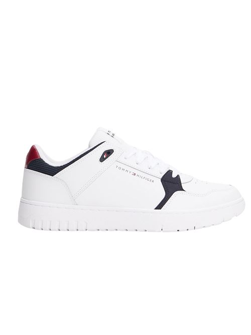 Sneaker bianca in pelle Tommy Hilfiger | Scarpe | FM0FM05518YBS