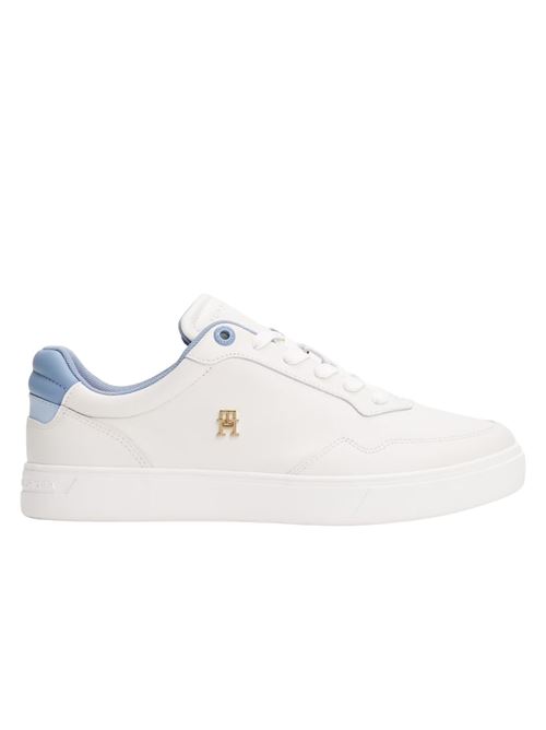 Sneaker bianche in pelle Tommy Hilfiger | Scarpe | FW0FW086800GB