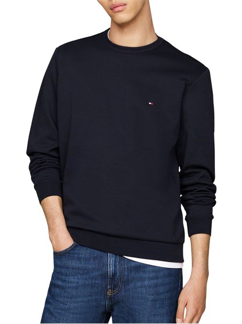 Felpa blu in cotone Tommy Hilfiger | Felpe | MW0MW37241DW5