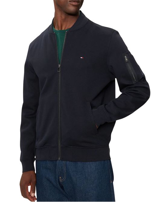 Felpa blu in cotone Tommy Hilfiger | Felpe | MW0MW37357DW5