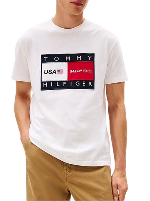 T-shirt x U.S. SAIL GP in cotone Tommy Hilfiger | T-shirt | MW0MW41419YBL