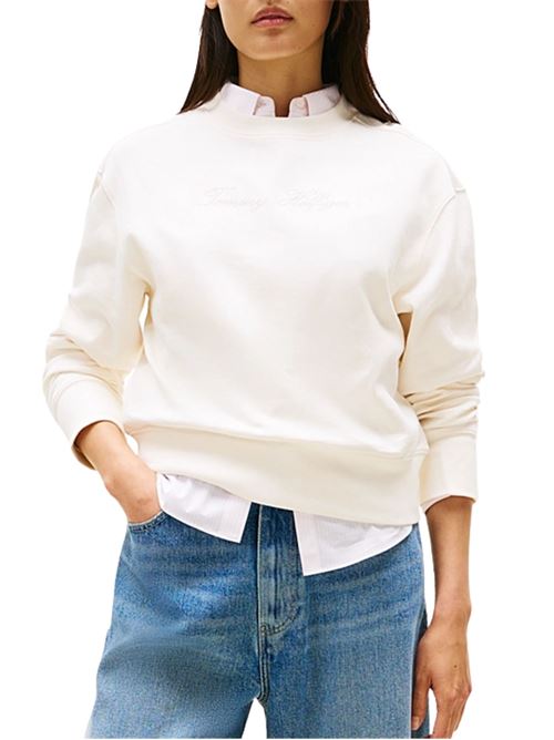 Felpa in cotone Tommy Hilfiger | Felpe | WW0WW47159YA8