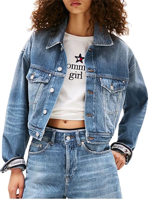 Giacca crop in denim Tommy Jeans | Capispalla | DW0DW214331A4