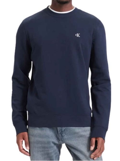 Felpa girocollo con logo Calvin Klein Jeans | Felpe | LV04RG275GCEF