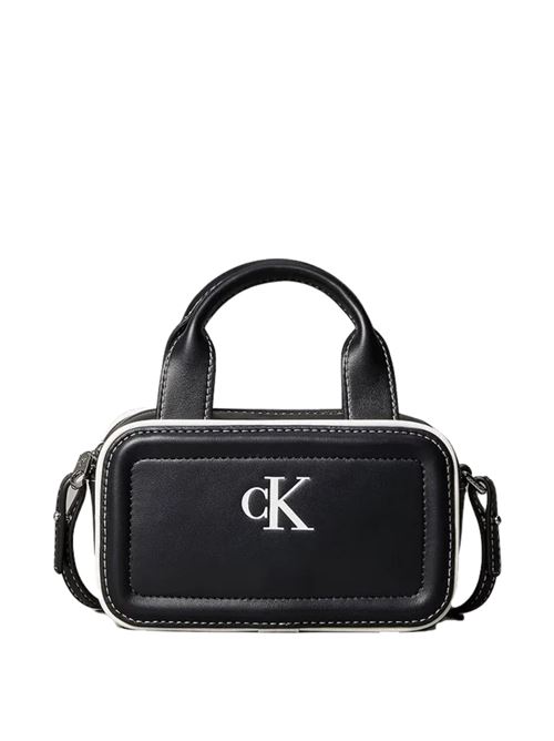 Bauletto mini con logo a contrasto Calvin Klein | Borse | LV04F1257GUB1