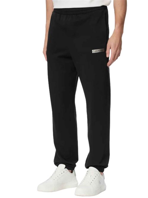 Pantaloni in felpa con logo Calvin Klein | Pantaloni | LV04LG212GUB1