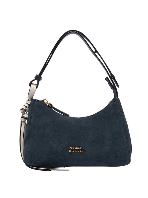 Borsa a spalla in camoscio Tommy Hilfiger | Borse | AW0AW18823DW6