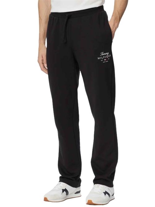 Pantaloni in felpa con logo Tommy Hilfiger | Pantaloni | MW0MW44332BDS