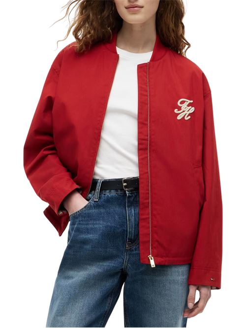 Bomber in cotone Tommy Hilfiger | Capispalla | WW0WW49846XNN