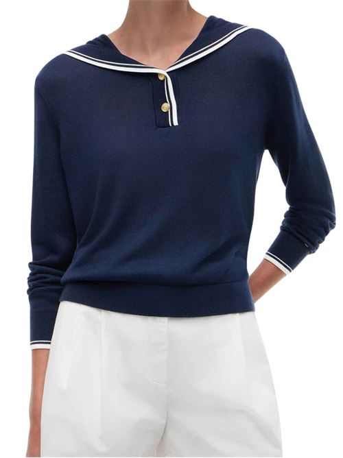 Maglione scollo alla marinara Tommy Hilfiger | Maglie | WW0WW50092C1G