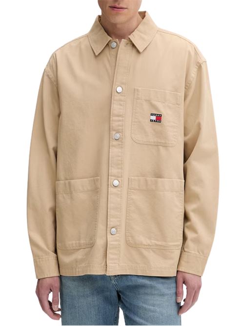 Camicia over con logo Tommy Jeans | Camicie | DM0DM20236AB9