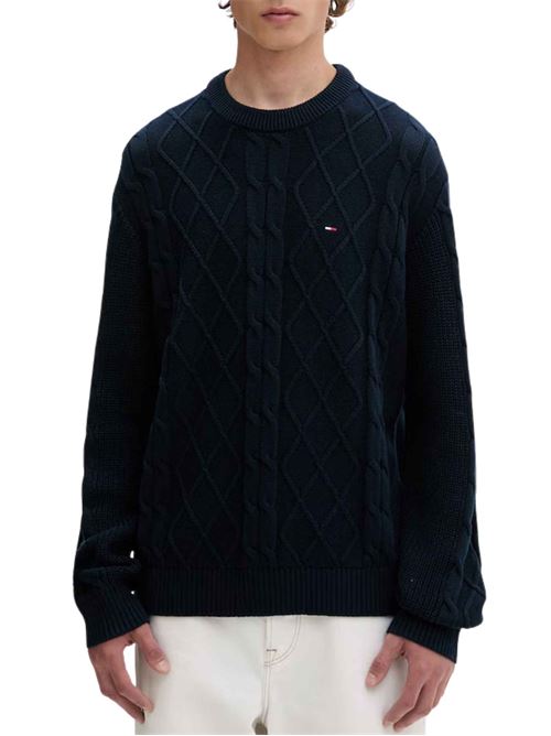 Maglione a trecce in cotone Tommy Jeans | Maglie | DM0DM23405C1G