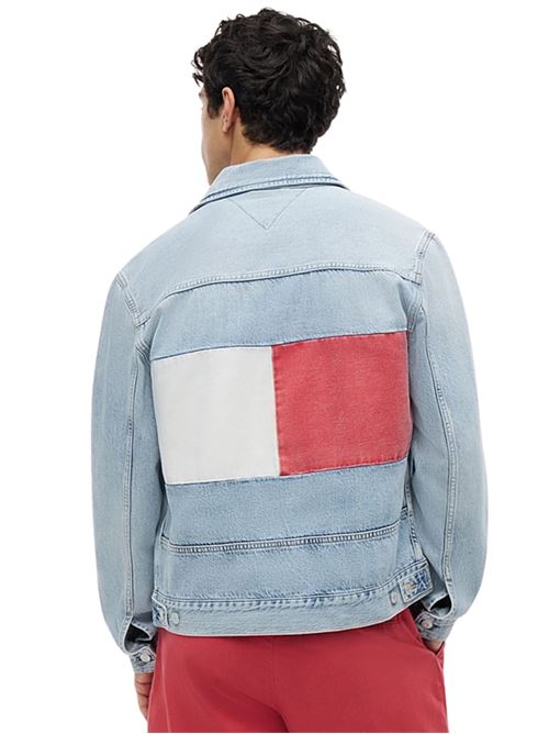 Giacca in denim color block Tommy Jeans | Capispalla | DM0DM236571AB