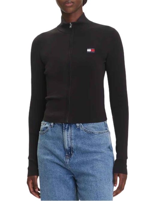 Cardigan corto con zip Tommy Jeans | Maglie | DW0DW20967BDS