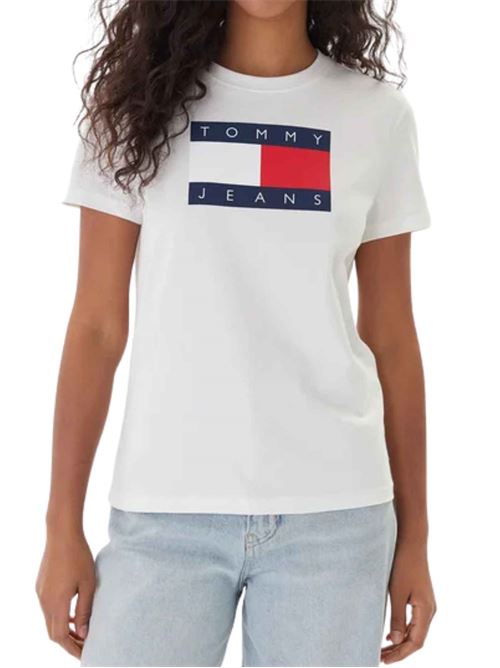 T-shirt regular fit con stampa Tommy Jeans | T-shirt | DW0DW22562YBL