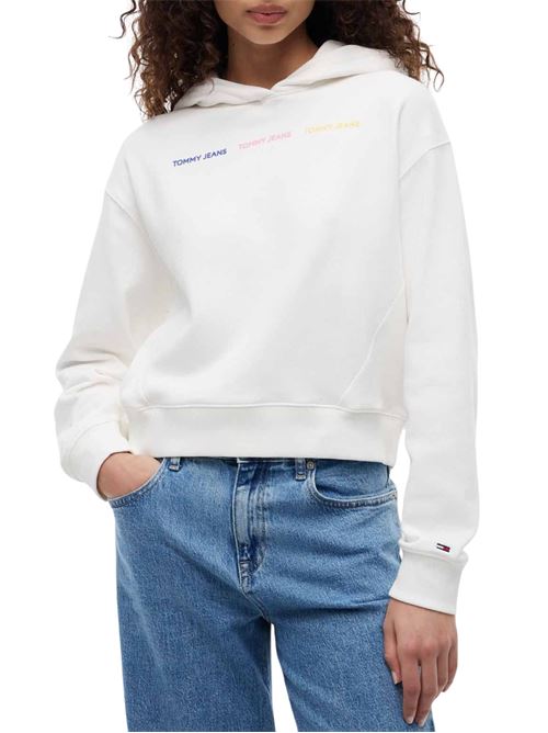Felpa morbida con cappuccio Tommy Jeans | Felpe | DW0DW22906YBL