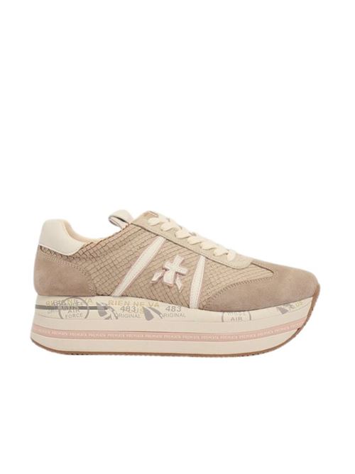 Sneaker donna tortora in pelle Premiata | BETH7039
