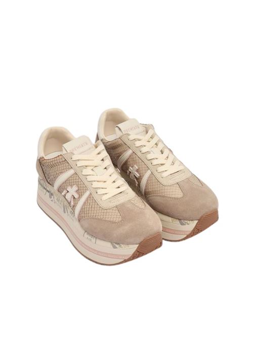 Sneaker donna tortora in pelle Premiata | BETH7039