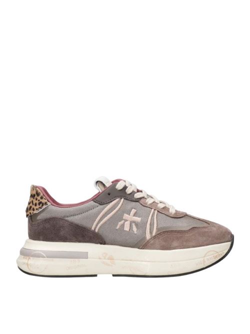 Sneaker donna grigio in pelle Premiata | CASSIE7003