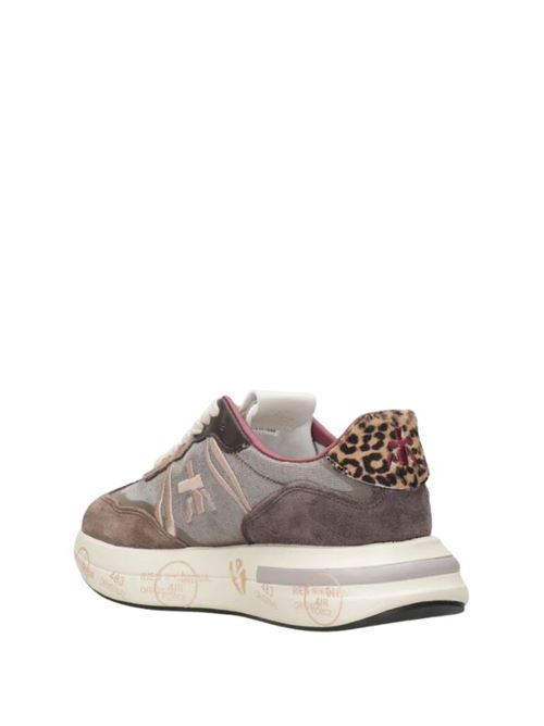 Sneaker donna grigio in pelle Premiata | CASSIE7003