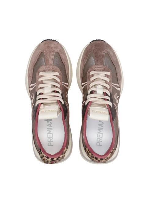 Sneaker donna grigio in pelle Premiata | CASSIE7003