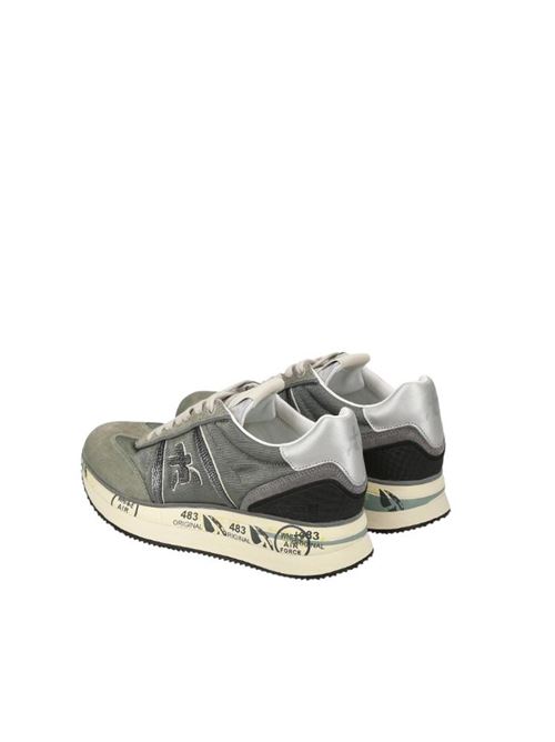 Sneaker donna verde salvia in pelle e tessuto Premiata | CONNY6978