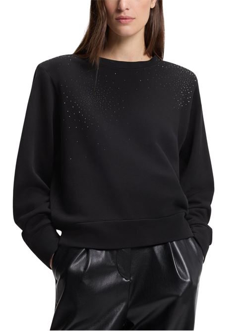 Felpa con decorazioni in cristallo Boss Orange | Felpe | 50547814002