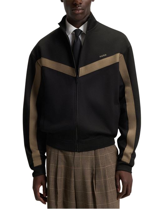 Felpa con zip Boss Red | Felpe | 50549418001