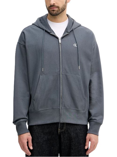 Felpa con zip e cappuccio Calvin Klein Jeans | Felpe | LV04RD232GWD7
