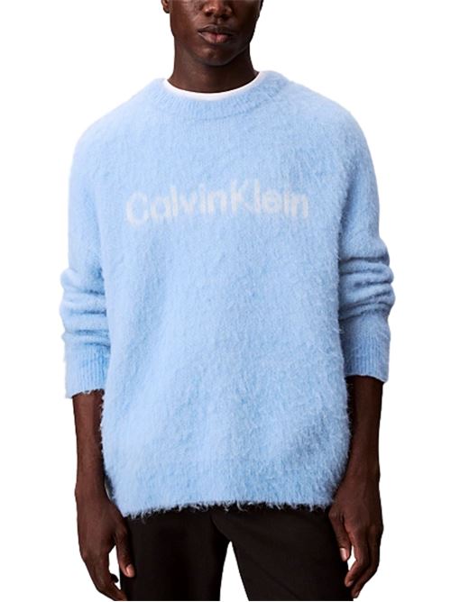 Maglione in misto alpaca con logo Calvin Klein Jeans | Maglie | LV04RD306GC12