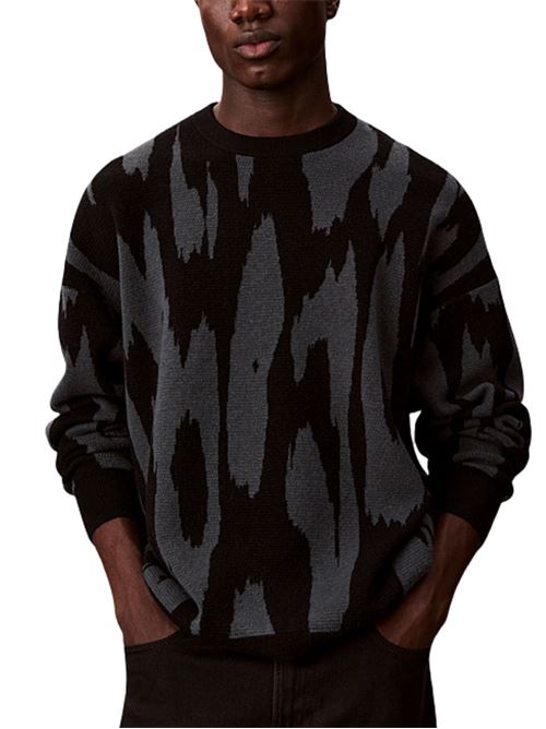 Maglione jacquard Calvin Klein Jeans | Maglie | LV04RD310GWD7