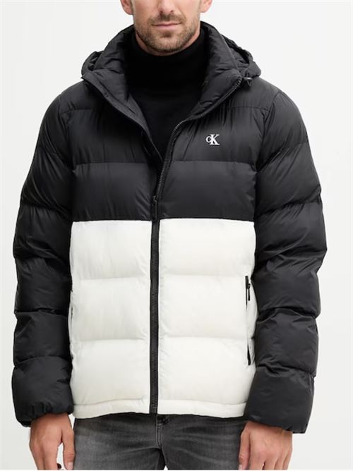 Piumino in nylon color-block Calvin Klein Jeans | Capispalla | LV04RD527GYAS