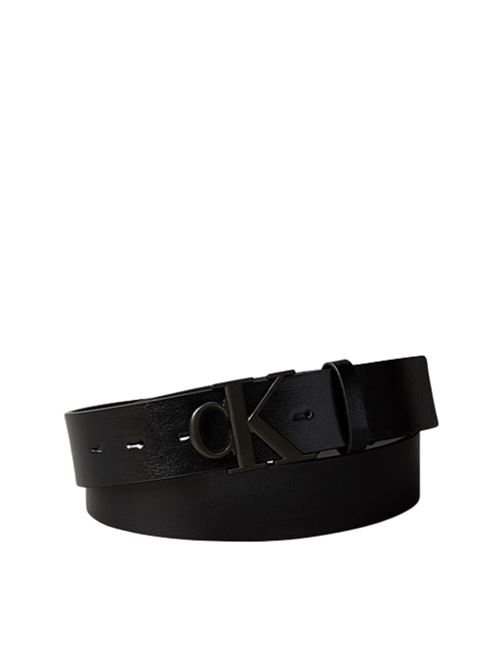 Cintura in pelle nera Calvin Klein | Cinture | LV04D7016GV8N