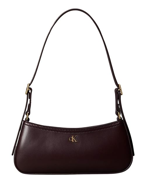 Borsetta caffè in poliuretano Calvin Klein | Borse | LV04F3170GBAP