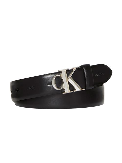 Cintura nera in pelle Calvin Klein | Cinture | LV04F7054G2QP