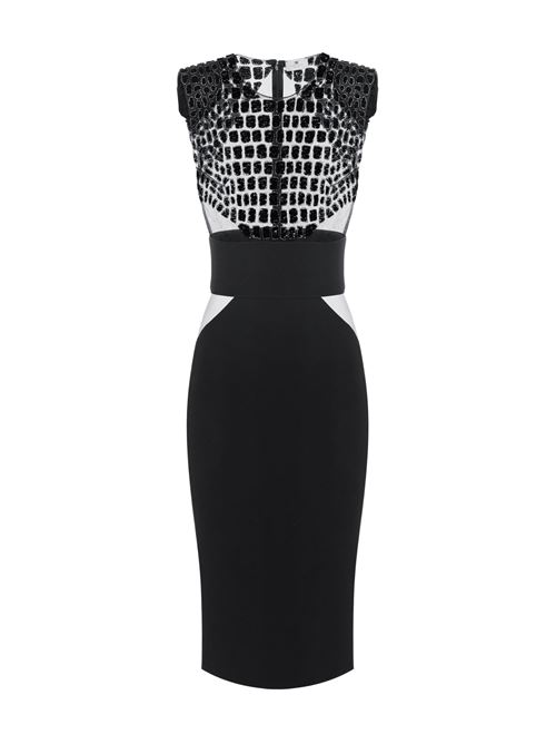 Abito nero in poliestere Elisabetta Franchi | Abiti | AB83457E2110