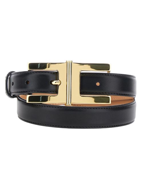 Cintura nera in ecopelle Elisabetta Franchi | Cinture | CT57S57E2110