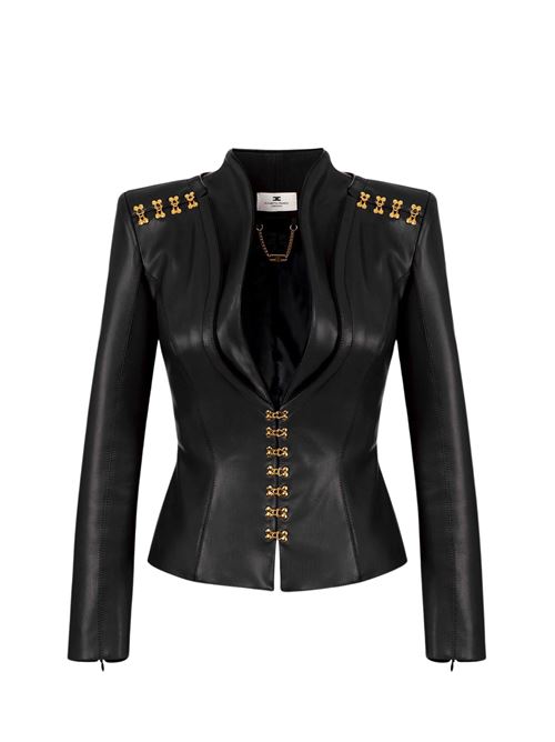 Giacca con ganci gioiello Elisabetta Franchi | Giacche | GI18757E2110
