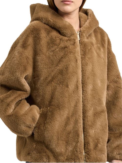 Bomber cammello in ecopelliccia Fracomina | C4004O44501093