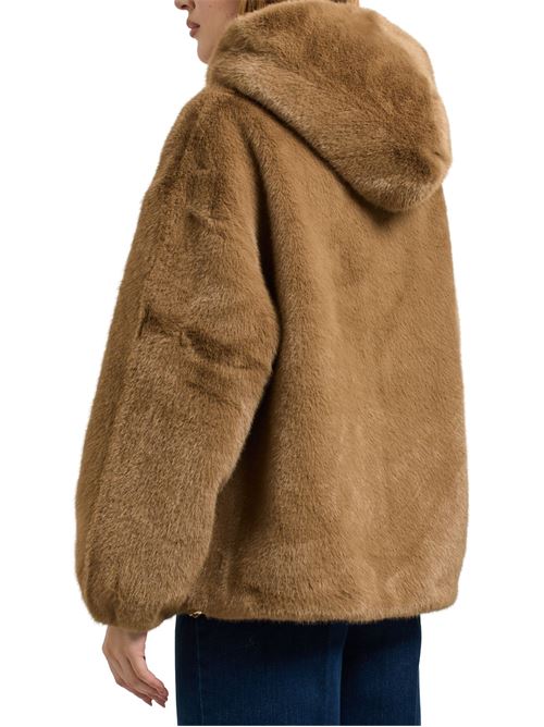 Bomber cammello in ecopelliccia Fracomina | C4004O44501093
