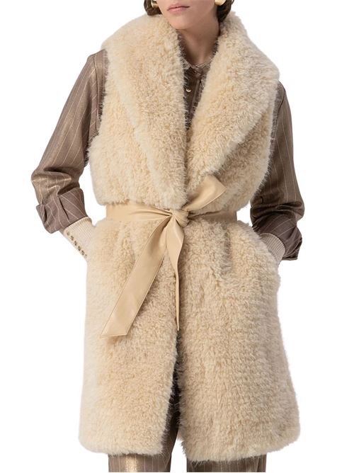 Gilet lungo in eco-pelliccia Fracomina | WC4002O44501050