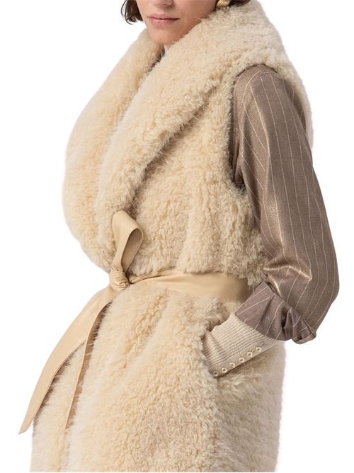 Gilet lungo in eco-pelliccia Fracomina | WC4002O44501050